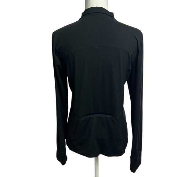 Fabletics Women’s 1/4 Zip Pullover Athletic top Sz Medium Color Black Stretch - Picture 4 of 10